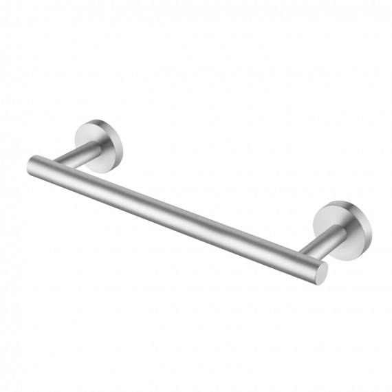 Bathroom 12 Inches Wall Mounted Towel Bar No Drill, Brushed Steel A2000S30DG-2