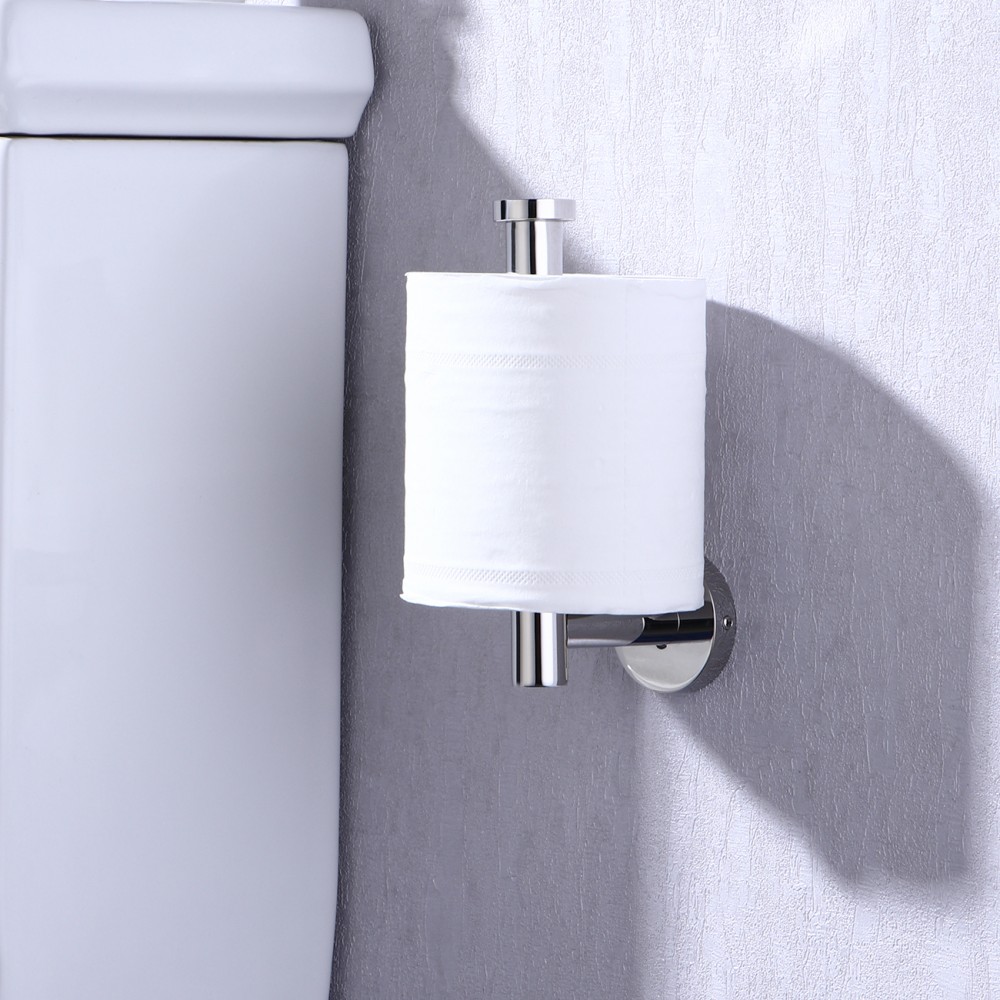 KES Matte Black Toilet Paper Holder Wall Mount Bathroom Toilet Paper Holder  for Mega Rolls SUS304 Stainless Steel Matte Black, A2572DG-BK