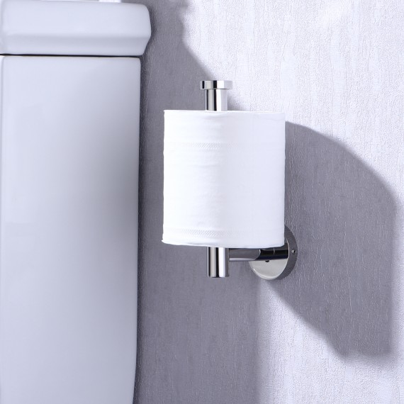 KES Toilet Paper Holder SUS 304 Stainless Steel Storage Rustproof Bathroom Paper Towel Dispenser Tissue Roll Hanger Contemporary Style Wall Mount, Polished Finish, A2175S12