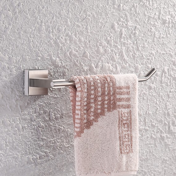 KES Bathroom Lavatory Towel Holder Towel Ring SUS304 Stainless Steel Wall Mount, Brushed/Matte Black A2481-2/A2481-BK