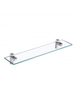 Bathroom 24 Inches Bathroom Glass Shelf Wall Mount, Brushed Nickel Finish BGS3201S60-2