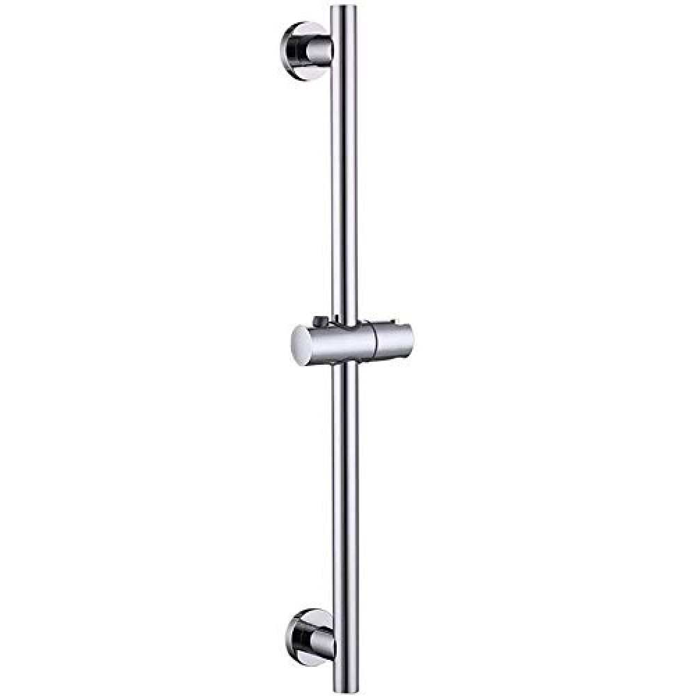 KESShower Slide Bar for Bathroom with Adjustable Handheld Shower Holder  Wall Mount Polished SUS 304 Stainless Steel, F204-PS