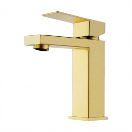 Bathroom sink Faucet with Single Handle type, Brushed Brass Finish L3156ALF-BZ