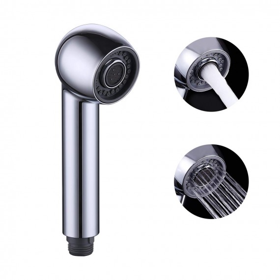 Kitchen Faucet Pull Down Sprayer Sink Faucet Pull Out Spray Head Kitchen Tap Replacement Part Polished Chrome, PFS4-CH