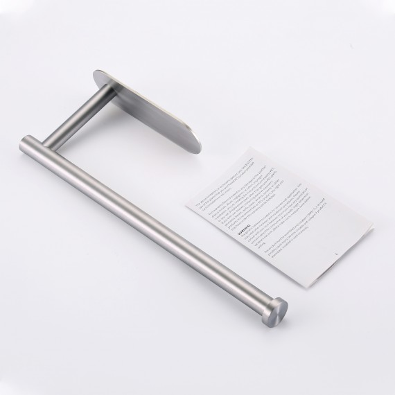 Kitchen Paper Towel Holder Under Cabinet SUS304 Stainless Steel Brushed Steel, WMPTH003S12-BS