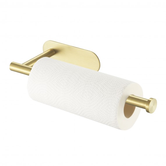 Self Adhesive Paper Towel Holder for Kitchen Brushed Gold SUS304 Stainless Steel, WMPTH003S30-BZ