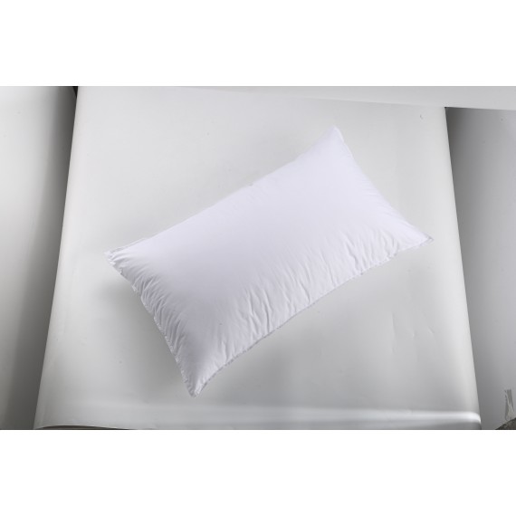 Kes Pillow Inner Alternative Microfiber Filled, Natural Cover Skin-Friendly, Soft and Supportive, White, ZX500