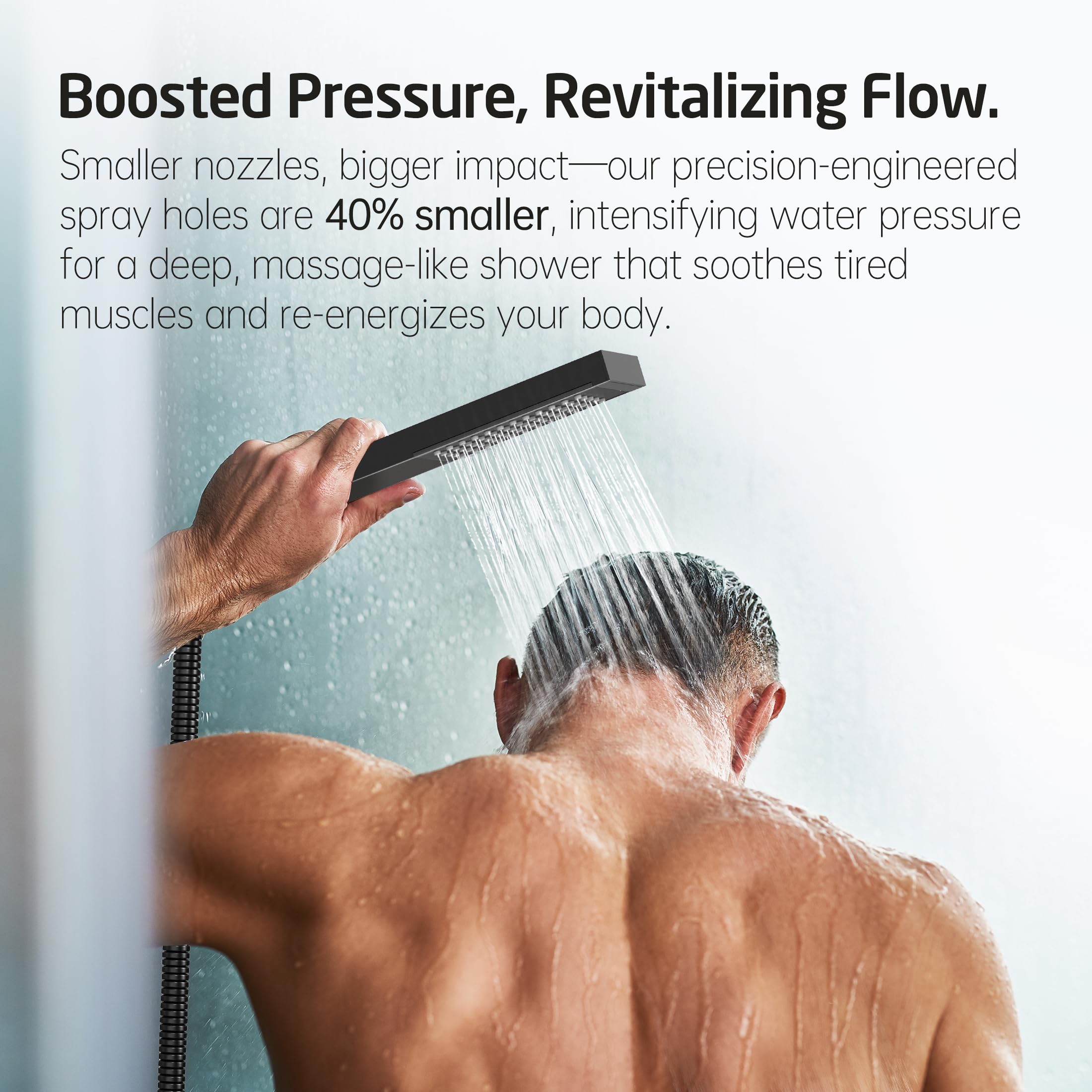 KES Matte Black Shower Faucet with 10-Inch Shower Head, cUPC Certified,  Brass and Stainless Steel | XB6305-BK - KES, image size:2200x2200