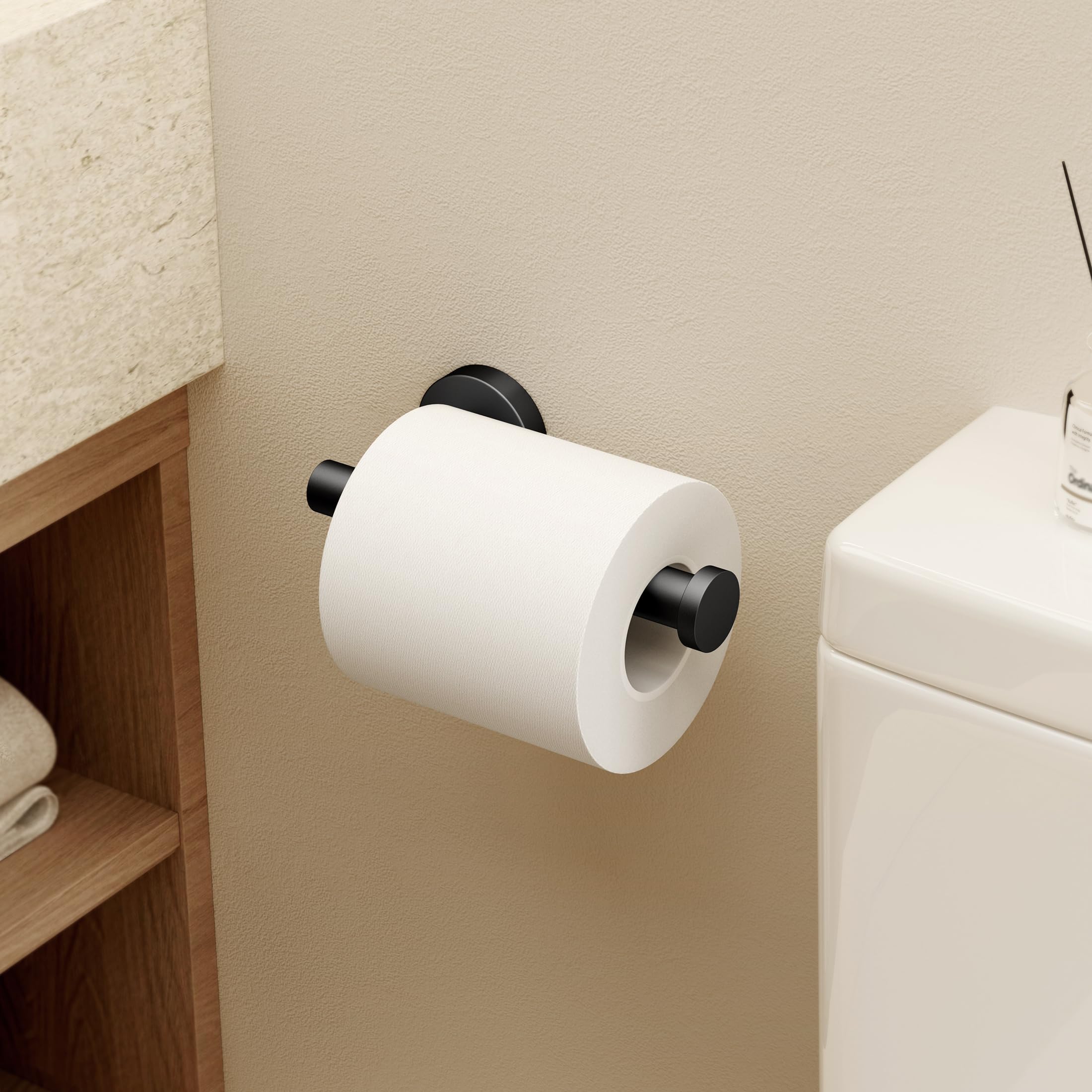 KES Black Toilet Paper Holder