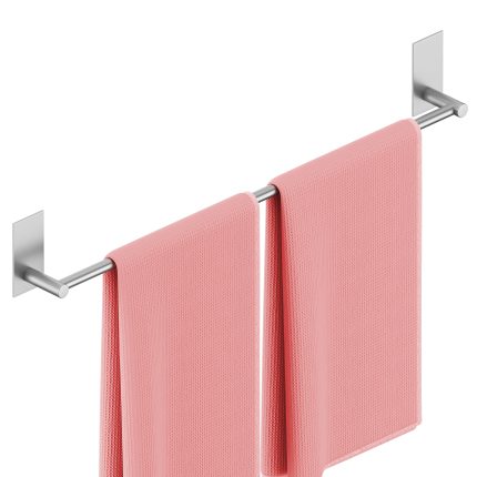 KES 24-Inch Bathroom Towel Bar, Self Adhesive, SUS304 Stainless Steel, Brushed Finish, A14000S60BWF-2