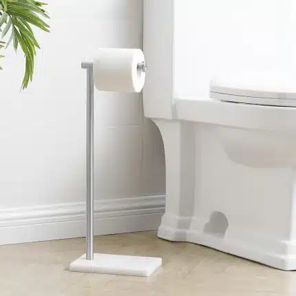 KES Bathroom Toilet Paper Holder Stand, SUS304 Stainless Steel, Brushed Finish, BPH570WF-2