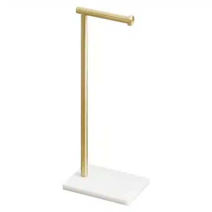 KES Bathroom Toilet Paper Holder Stand, SUS304 Stainless Steel, Brushed Gold, BPH570WF-BZ