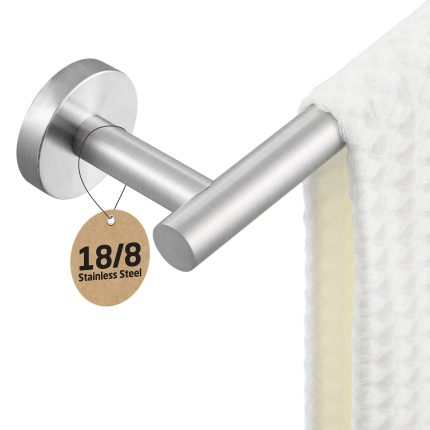 KES Bathroom 30 Inch Towel Bar Wall Mount, 18/8 Stainless Steel, Brushed Steel, A2000S76B-2